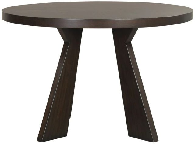 New Classic® Home Furnishings Chestnut Ridge Brown Round Dining Table-0