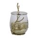 A & B Home Gold 8" Glass Branch Lidded Jar-3