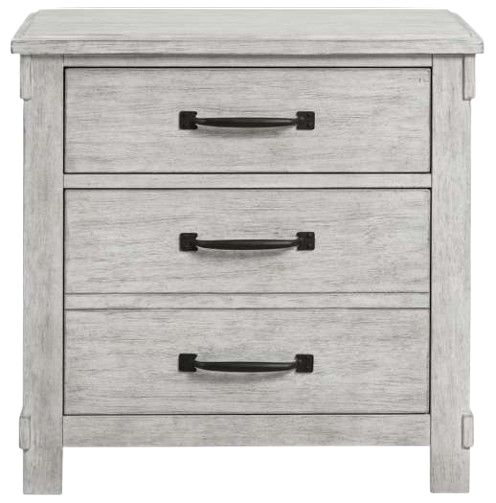 Elements International Scott 4-Piece White King Storage Panel Bedroom Set-3