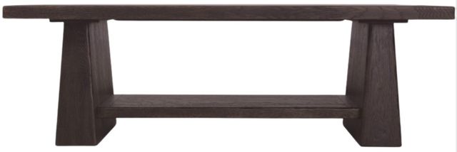 Hooker® Furniture Driftwood Burnt Timber Cocktail Table-1