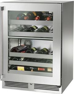 Perlick® Signature Series 5.2 Cu. Ft. Stainless Steel Frame Wine Cooler