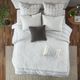 Olliix by INK+IVY Gray Full/Queen Mill Valley Reversible Cotton Comforter Set-4