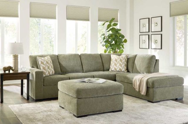 Signature Design by Ashley® Bridgepoint 2-Piece Moss Sleeper Sectional and Chaise-1