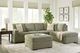 Signature Design by Ashley® Bridgepoint 2-Piece Moss Sleeper Sectional and Chaise-1