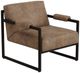 International Furniture Direct Galena Light Brown/Matte Brown Accent Chair-0