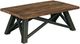 Kincaid Furniture Modern Classics Brown Crossfit Rectangular Cocktail Table with Black Base-0