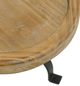 A & B Home 2-Piece Black/Brown Wood Riser Tray Set-2