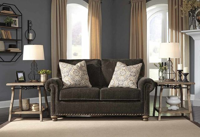 Signature Design by Ashley® Stracelen Sable Loveseat-1