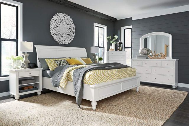 Aspenhome® Cambridge White Double Dresser Mirror-3