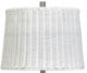 Stylecraft Clear Seeded Table Lamp with Brushed Steel-1
