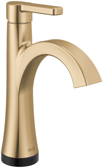 Delta Lineax™ Champagne Bronze Touch2O Bathroom Faucet with Touchless Technology-0