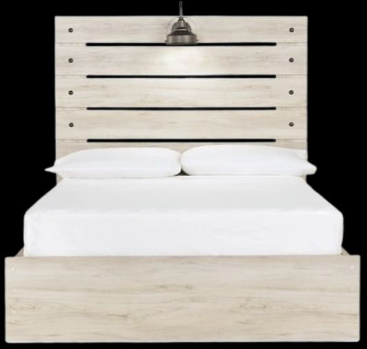 Signature Design by Ashley® Cambeck Whitewash Full 2-Drawer Storage Panel Bed-2