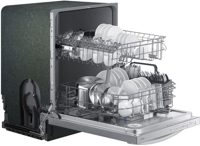Samsung® 24" Fingerprint Resistant Stainless Steel Top Control Built In Dishwasher-8