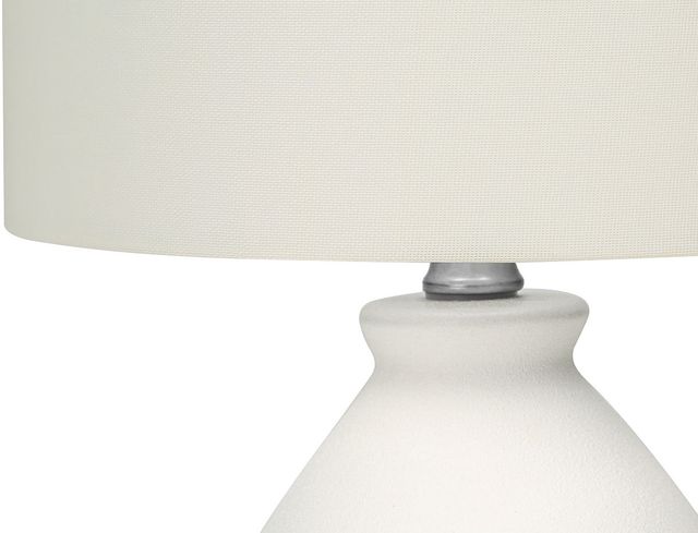 Monarch Specialties Inc. 17"H Cream Ceramic Table Lamp-1