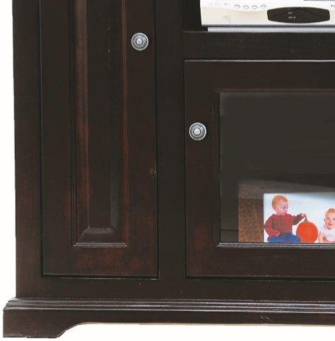 American Heartland Manufacturing Poplar Deluxe Entertainment Console-1