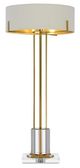 Currey & Company Winsland Polished Brass/Clear Table Lamp-1