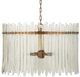 Currey & Company Electra Antique Brass/Clear Chandelier-4