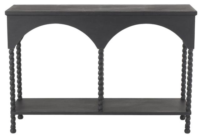 Deco Marche Black Arched Console Table-1