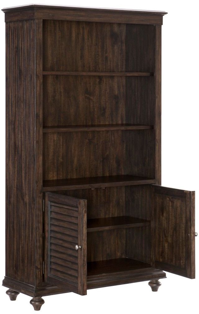 Homelegance® Cardano Driftwood Charcoal Bookcase-3