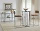 Modus Furniture Amalfi Chrome/Cognac X-Base Bar Stool-1