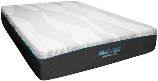 American Wholesale Furniture Nimbus Plus Plush Visco 12'' Queen Mattress-0