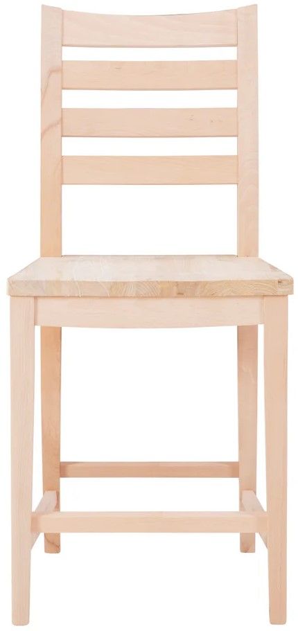 Linon Felicia 2-Piece Unfinished Counter Stool-4