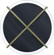 3-Piece Black/Gold Table Set-4