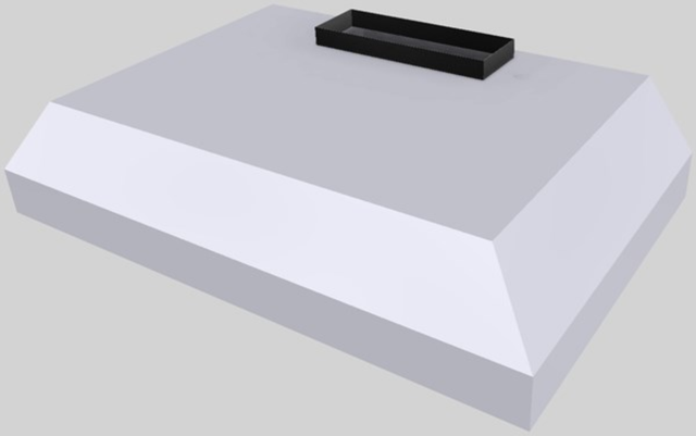 Vent-A-Hood® K Series 30" White Wall Mounted Liner Insert-3