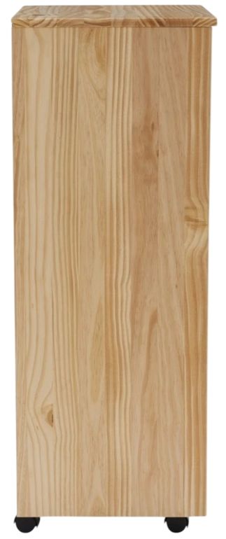 Linon Rudy Natural Storage Cart-4