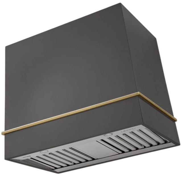 AGA Loge 48" Salcombe Blue Wall Mounted Range Hood with Polished Chrome Trim-0