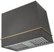 AGA Loge 48" Salcombe Blue Wall Mounted Range Hood with Polished Chrome Trim-0