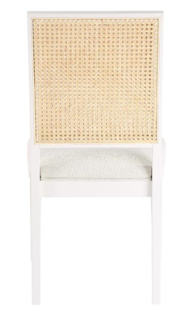Meridian Furniture Butterfly Cream/White Upholstered Dining Chair-3