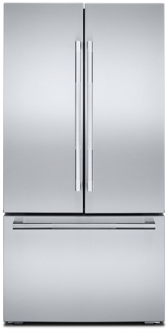 JennAir® RISE™ 36" 24.76 Cu. Ft. Stainless Steel Counter Depth French Door Refrigerator with Internal Dispenser-0