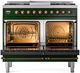 Ilve® Nostalgie II Series 40" Emerald Green Pro Style Dual Fuel Range-1