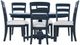 Jofran Inc. Westport 7-Piece Navy Dining Set-0
