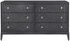 Century® Customizable Details Case 6-Drawer Low Dresser-1