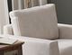 International Furniture Direct Blackburn Ivory Upholstered Loveseat-4