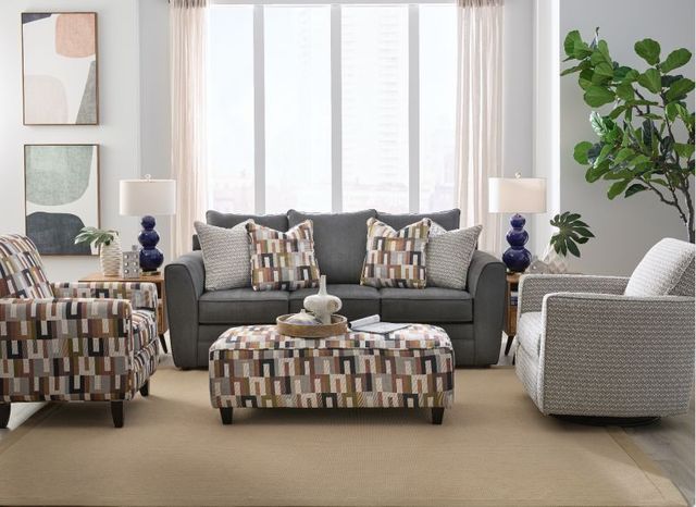 Fusion Furniture Amos Stitch Vintage Cocktail Ottoman-1