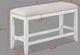 Crown Mark Wendy Gray/White Counter Bench-2