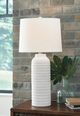 Signature Design by Ashley® Vauville White Table Lamp-1