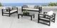 CabanaCoast® Customizable Aura Aluminum Outdoor Sofa-4