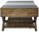 Liberty Furniture Lennox Weathered Chestnut Display Cocktail Table-2