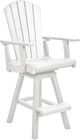 C R Plastics Generation Line White Pub Chair-0