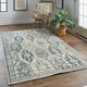 Feizy Nolan Ivory/Multi-Colored 5' x 8' Rug-4