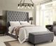 Diamond Sofa® Park Avenue Grey Tufted Lift-Top Storage Trunk -4