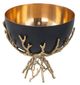 A & B Home Black/Gold Small Twig Bowl-0