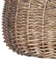 A & B Home 2-Piece Brown Willow Basket with Rope Handle Set-3