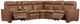 Flexsteel® Dutch Cortado Leather Power Reclining Sectional with Custom Layout Options-1