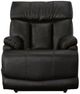 Flexsteel® Clive Peppercorn Power Recliner with Power Headrest and Lumbar-1