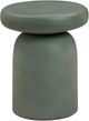 TOV Furniture Lydia Green Concrete Indoor/Outdoor Side Table-0